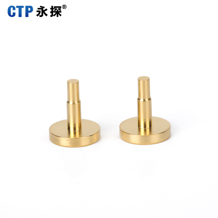 工廠直供pogo pin 電流針充電彈簧針 接觸式天線頂針連接器鍍金針